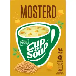 Jumbo Unox Cup-a-Soup Mosterd 3 x 175ml aanbieding