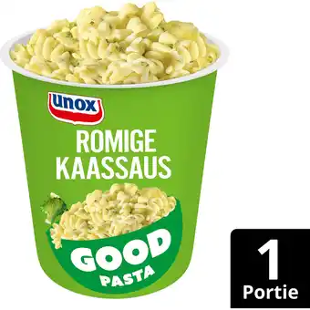Jumbo Unox Good Pasta Romige Kaassaus 69 g aanbieding