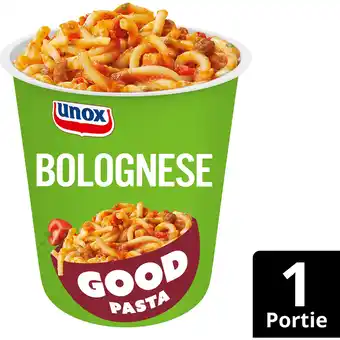 Jumbo Unox Good Pasta Bolognese 68 g aanbieding
