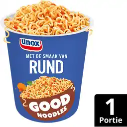 Jumbo Unox Good Noodles Cup Rund 63 g aanbieding