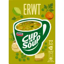Jumbo Unox Cup-a-Soup Erwt 3 x 175ml aanbieding