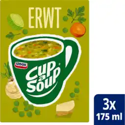 Jumbo Unox Cup-a-Soup Erwt 3 x 175ml aanbieding