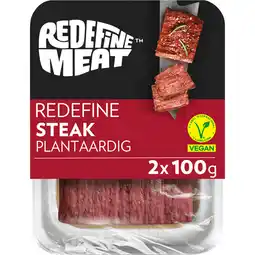 Jumbo Redefine Meat Plantaardige Steak, met Rundvleessmaak 2x100 g aanbieding