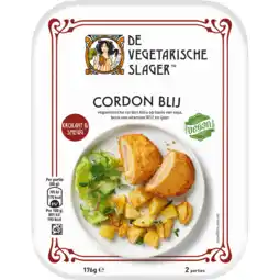 Jumbo De Vegetarische Slager Cordon Blij Vegan 180 g aanbieding