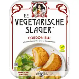 Jumbo De Vegetarische Slager Cordon Blij Vegan 180 g aanbieding