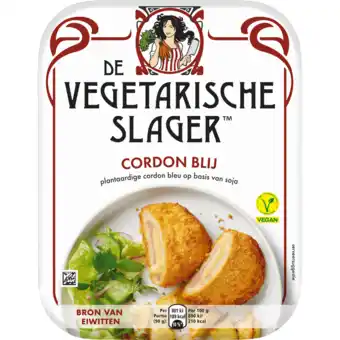 Jumbo De Vegetarische Slager Cordon Blij Vegan 180 g aanbieding