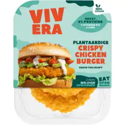 Jumbo Vivera Plantaardige Crispy Chicken Burger 2 Stuks aanbieding