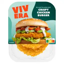 Jumbo Vivera Plantaardige Crispy Chicken Burger 2 Stuks aanbieding
