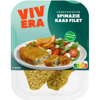 Jumbo Vivera Vega Spinazie Kaas filet 2 x 100 g aanbieding