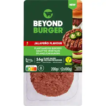 Jumbo Beyond Burger Jalapeño Flavour Plantaardige Burgers 2 x 100 g aanbieding