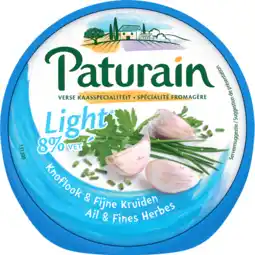 Jumbo Paturain Verse Roomkaas Light Knoflook & Fijne Kruiden 150 g aanbieding