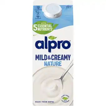 Jumbo Alpro Mild & Creamy Naturel Plantaardige Variatie Op Yoghurt 755g aanbieding