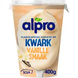 Jumbo Alpro Plantaardige Variatie Op Kwark Vanille Smaak 400g aanbieding