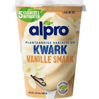 Jumbo Alpro Plantaardige Variatie Op Kwark Vanille Smaak 400g aanbieding