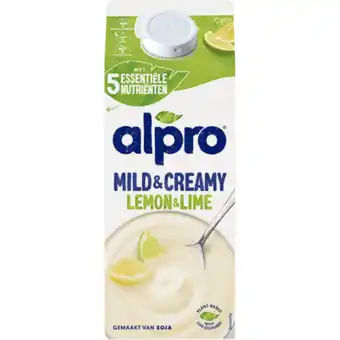 Jumbo Alpro Mild & Creamy Citroen-Limoen Variatie Op Yoghurt 750g aanbieding
