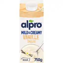 Jumbo Alpro Mild & Creamy Vanille Plantaardige Variatie Op Yoghurt 750g aanbieding