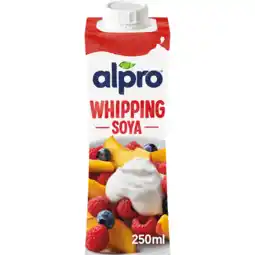 Jumbo Alpro Plantaardige Variatie Op Slagroom Op Te Kloppen 250ml aanbieding