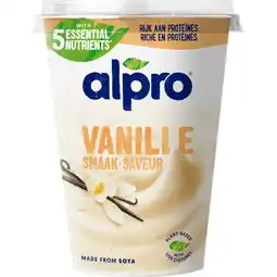 Jumbo Alpro Plantaardige Variatie Op Yoghurt Vanille 500g aanbieding