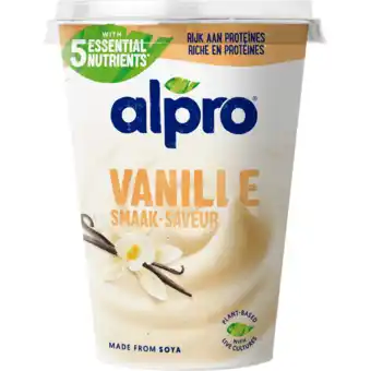 Jumbo Alpro Plantaardige Variatie Op Yoghurt Vanille 500g aanbieding