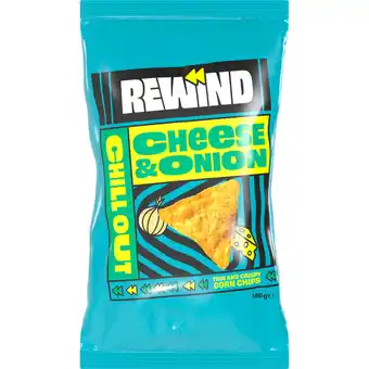 Jumbo Rewind Cheese & Onion Thin and Crispy Corn Chips 160 g aanbieding