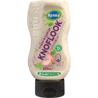 Jumbo Remia Frisse & Romige Knoflook Tafelsaus 250 ml aanbieding