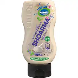 Jumbo Remia Pittige & Frisse Shoarma Tafelsaus 250 ml aanbieding