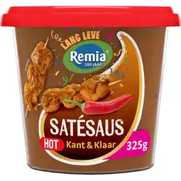 Jumbo Remia SatÃ saus Hot Kant & Klaar 325g aanbieding