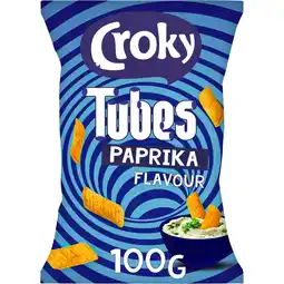 Jumbo Croky Tubes Paprika Flavour 100 g aanbieding