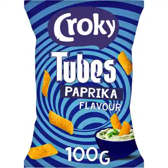 Jumbo Croky Tubes Paprika Flavour 100 g aanbieding