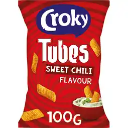 Jumbo Croky Tubes Sweet Chili Flavour 100 g aanbieding