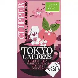 Jumbo Clipper Tokyo Gardens Green Tea Jasmine & Peach 20 Stuks 40 g aanbieding