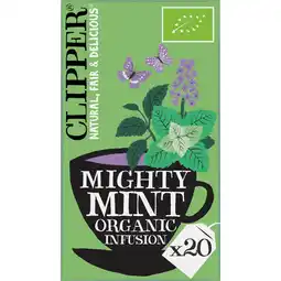 Jumbo Clipper Mighty Mint Organic Infusion 20 Stuks 32 g aanbieding
