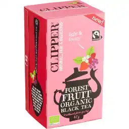 Jumbo Clipper Forest Fruit Organic Black Tea 20 Stuks 40 g aanbieding