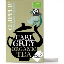 Jumbo Clipper Organic Earl Grey Tea 20 Zakjes 41 g aanbieding