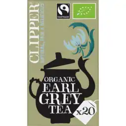 Jumbo Clipper Organic Earl Grey Tea 20 Zakjes 41 g aanbieding