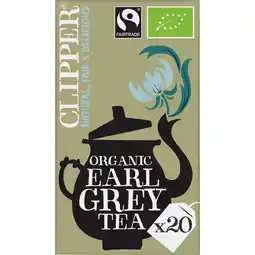 Jumbo Clipper Organic Earl Grey Tea 20 Zakjes 41 g aanbieding