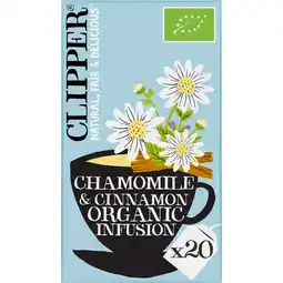 Jumbo Clipper Chamomile & Cinnamon Organic Infusion 20 Stuks 35 g aanbieding