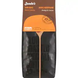 Jumbo Jumbo's Dark Roast Brasil & Colombia Notig & Cacao 500 g aanbieding