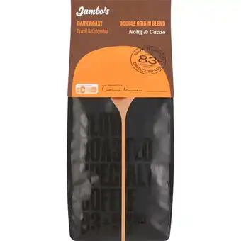 Jumbo Jumbo's Dark Roast Brasil & Colombia Notig & Cacao 500 g aanbieding