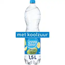 Jumbo Crystal Clear Sparkling Lemon Cactus Fles 1,5 L aanbieding