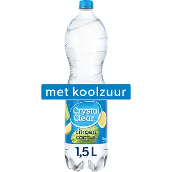 Jumbo Crystal Clear Sparkling Lemon Cactus Fles 1,5 L aanbieding