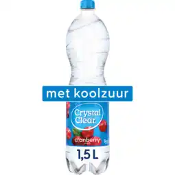 Jumbo Crystal Clear Cranberry Smaak Drank 1,5 L aanbieding