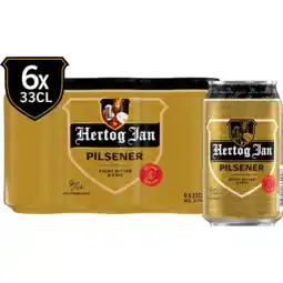 Jumbo Hertog Jan - Pils - Blik - 6 x 330ML aanbieding