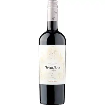 Jumbo TerraPura - Reserva - Carménère - 750 ML aanbieding