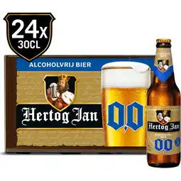 Jumbo Hertog Jan 0.0% Alcoholvrij Bier - Krat - 24 x 300ML aanbieding