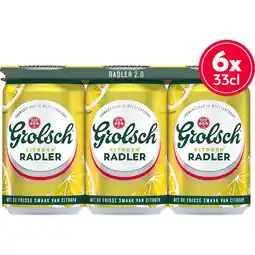 Jumbo Grolsch - Citroen Radler - Blik - 6 x 330ML aanbieding