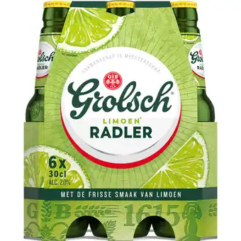 Jumbo Grolsch - Limoen Radler - Fles - 6 x 300ML aanbieding