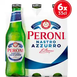 Jumbo Peroni - Nastro Azzurro - Fles - 6 x 330ML aanbieding