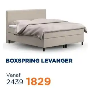 TotaalBED Boxspring Levanger vlak aanbieding