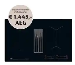 Superkeukens Inductiekookplaat met afzuiging aanbieding